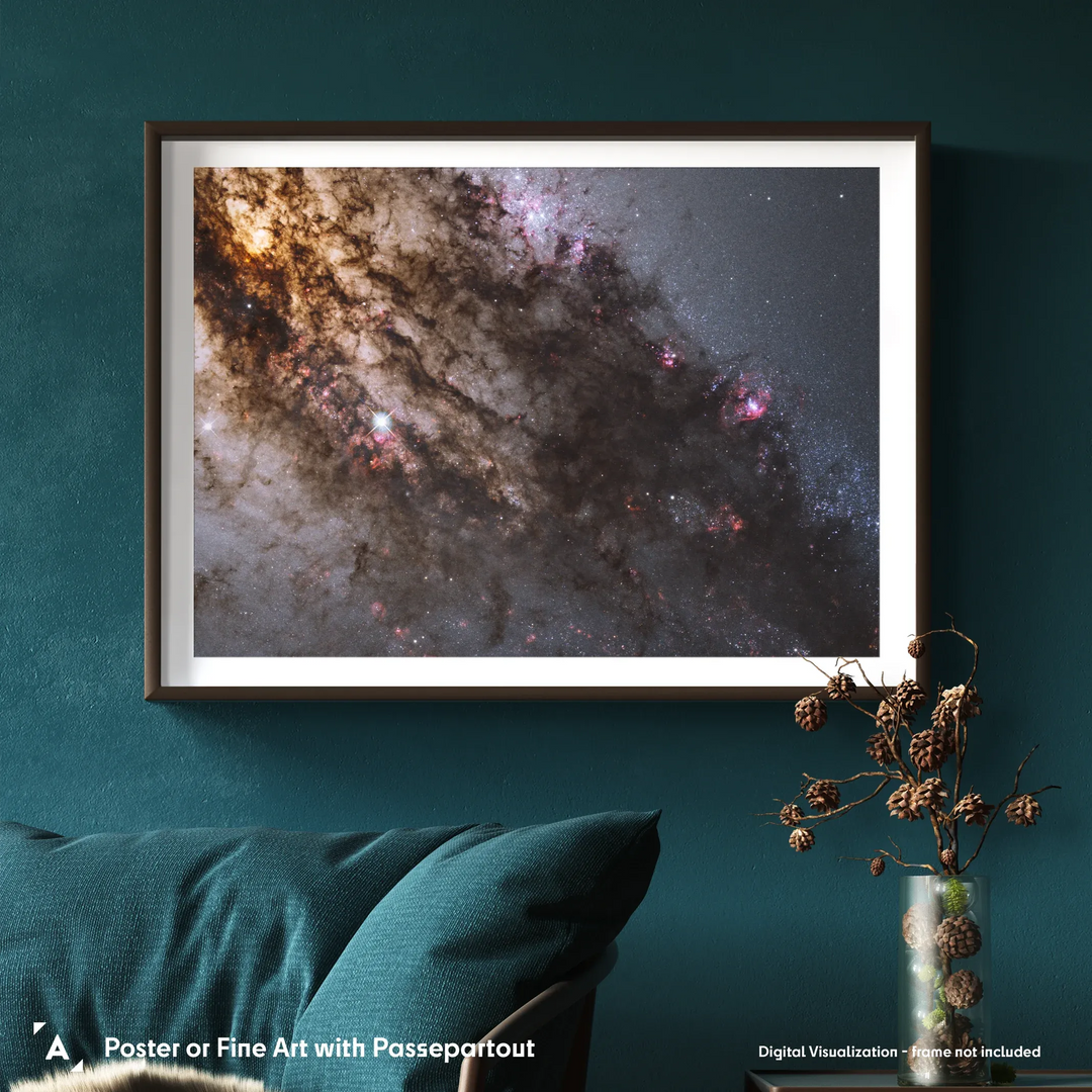 Active Centaurus A Galaxy Poster