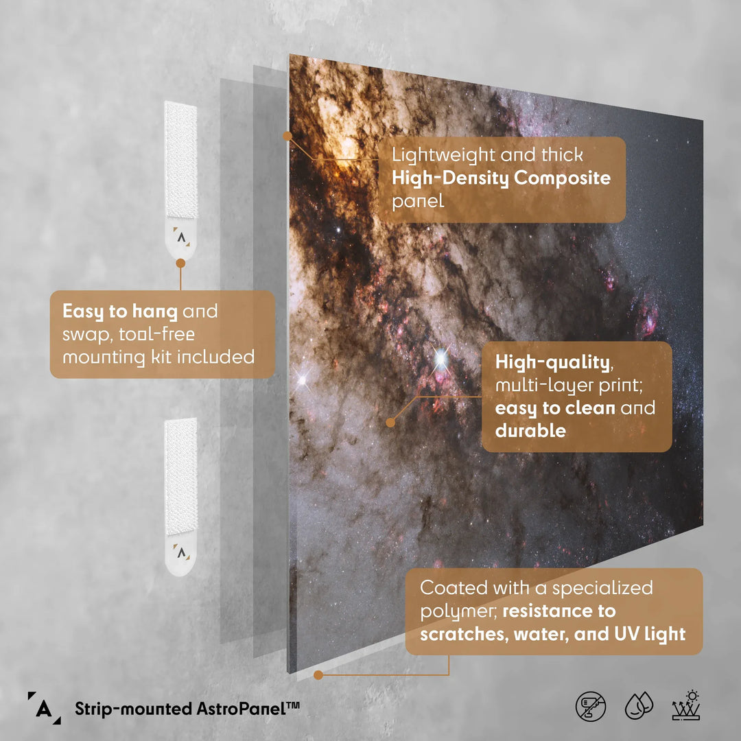 Active Centaurus A Galaxy Poster