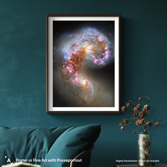 Antennae Galaxies NGC 4038 and NGC 4039 Poster