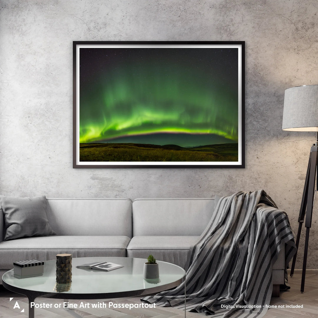 Bartosz Wojczyński: Aurora Panorama Poster