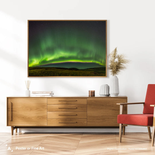 Bartosz Wojczyński: Aurora Panorama Poster