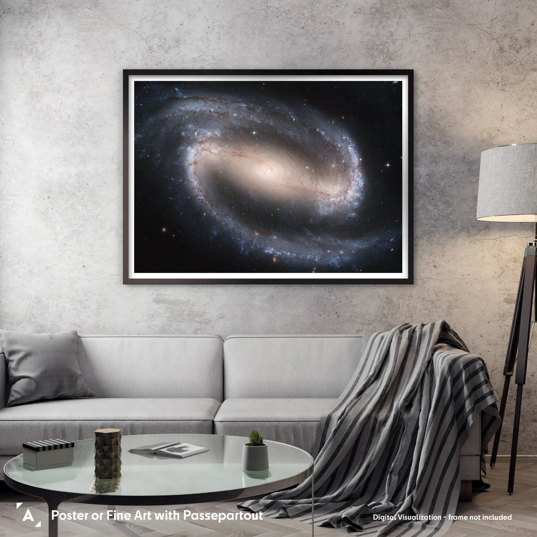 Barred Spiral Galaxy (NGC1300) Poster
