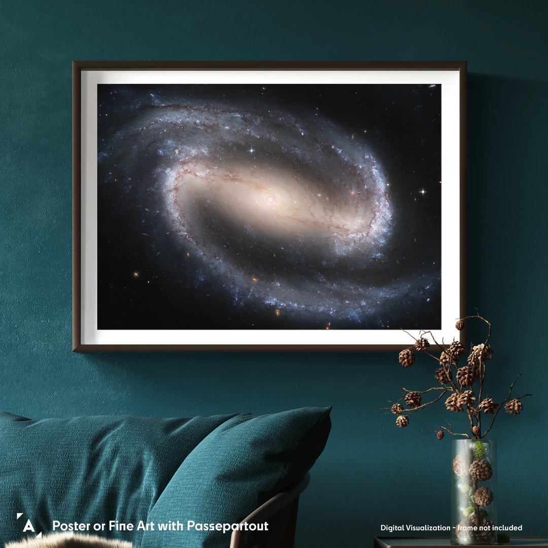 Barred Spiral Galaxy (NGC1300) Poster
