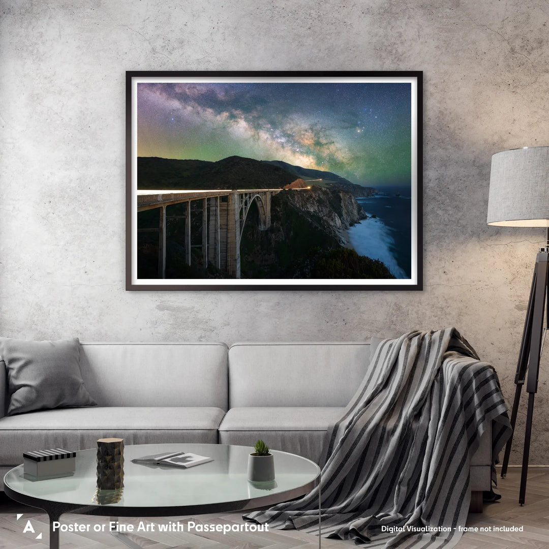 Marcin Zajac: Bixby Bridge Poster