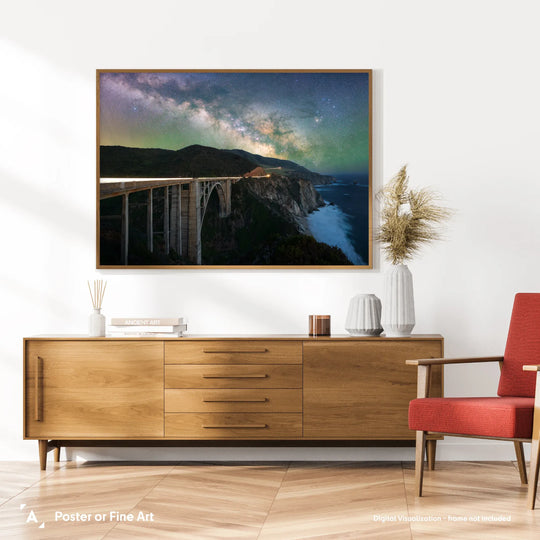 Marcin Zajac: Bixby Bridge Poster