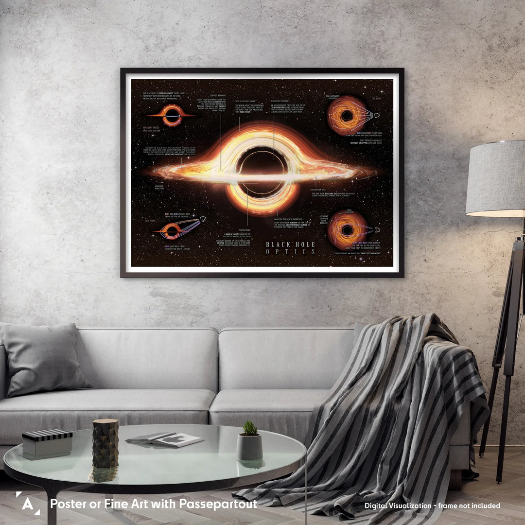 Pablo Carlos Budassi: Black Hole Optics Poster