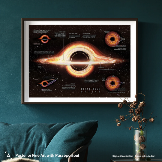 Pablo Carlos Budassi: Black Hole Optics Poster