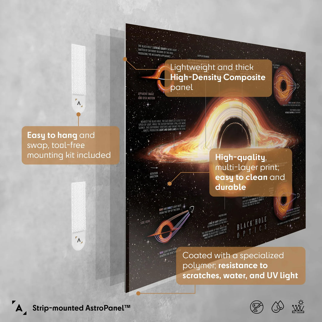 Pablo Carlos Budassi: Black Hole Optics Poster