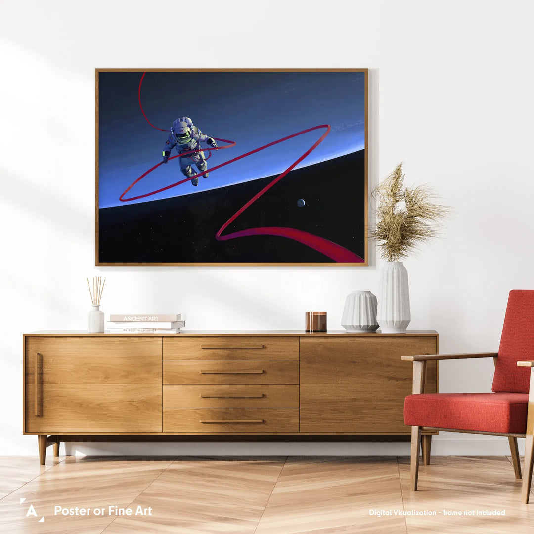 Maciej Rebisz: Black Ocean and Astronaut Poster