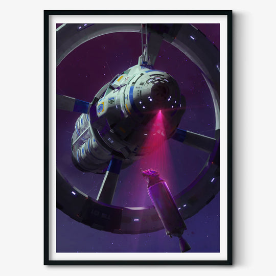 Blue Pelican and Tesla Poster