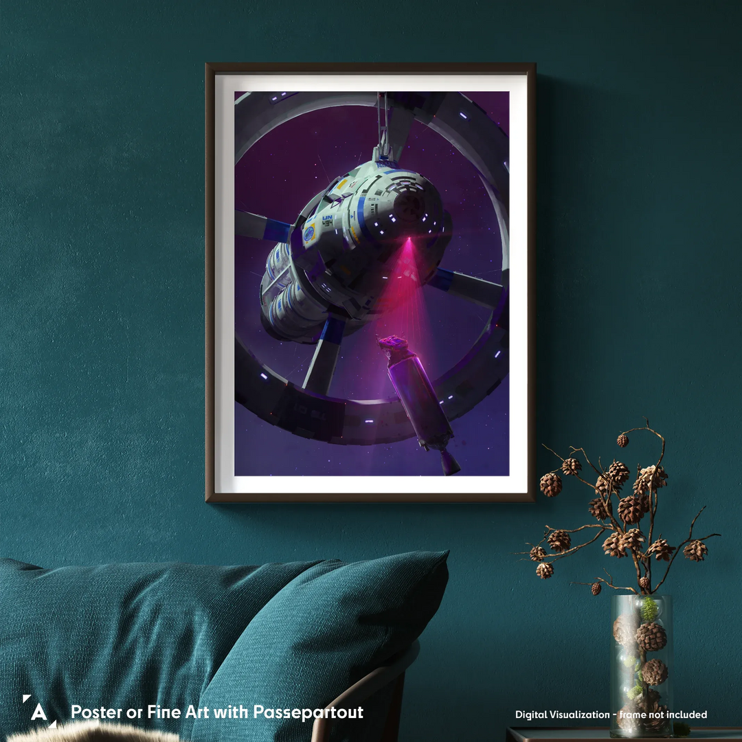 Blue Pelican and Tesla Poster