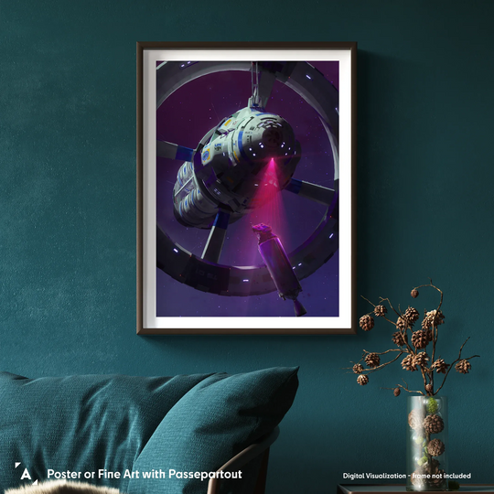 Blue Pelican and Tesla Poster