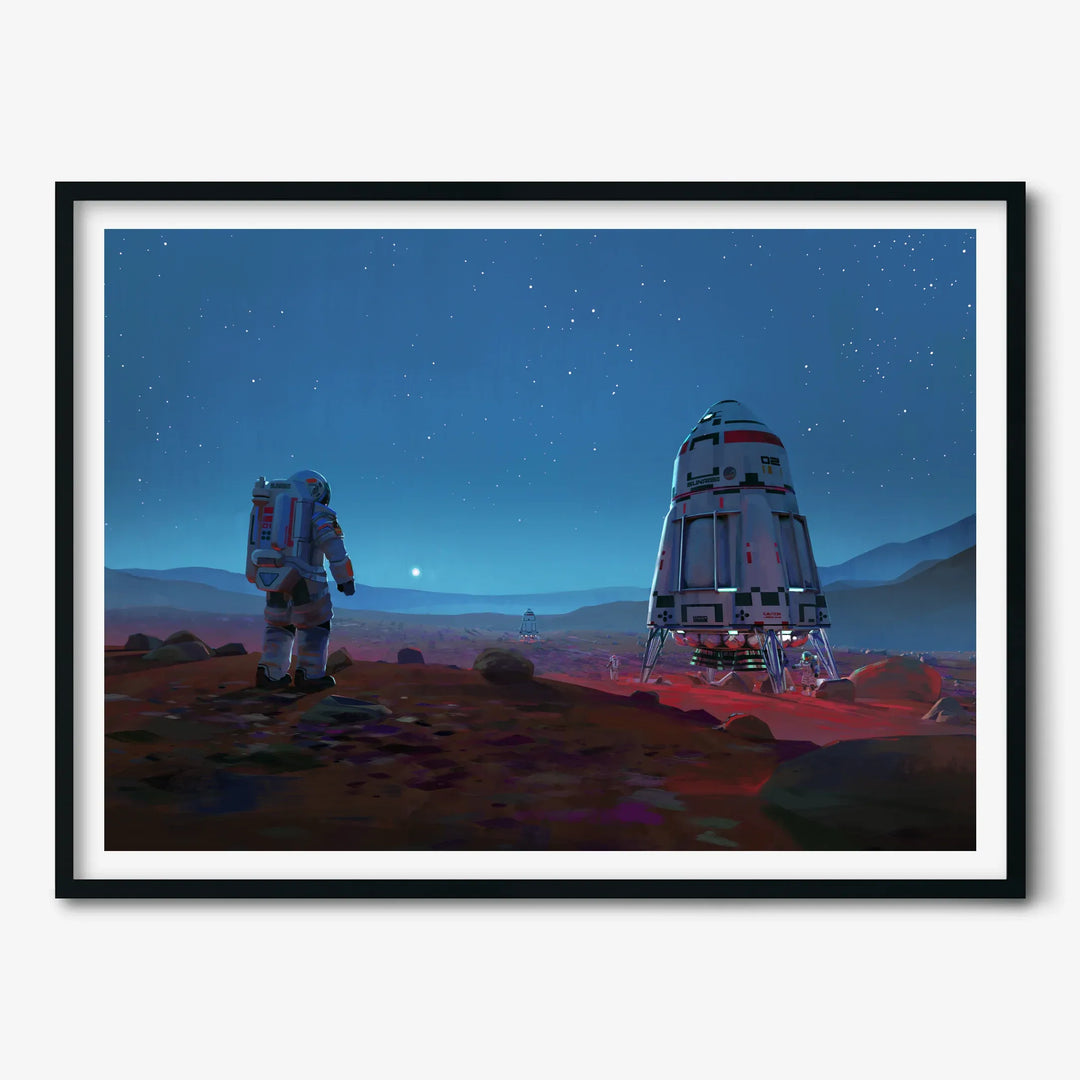 Blue Sunrise Poster