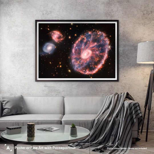 Cartwheel Galaxy Poster