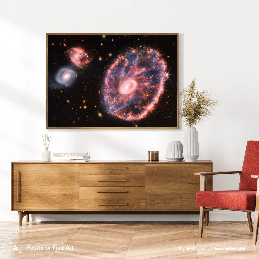 Cartwheel Galaxy Poster