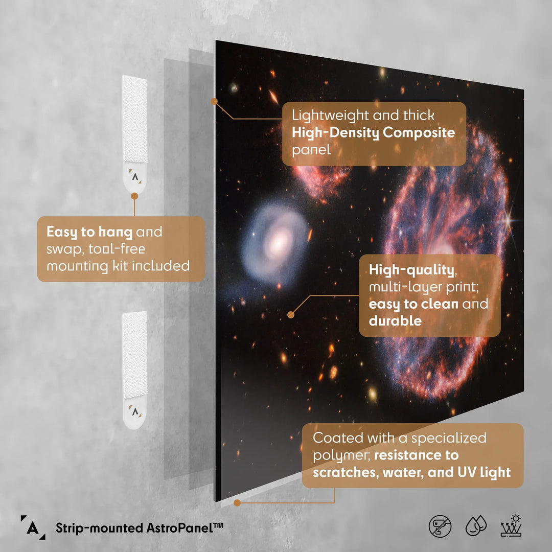 Cartwheel Galaxy Poster