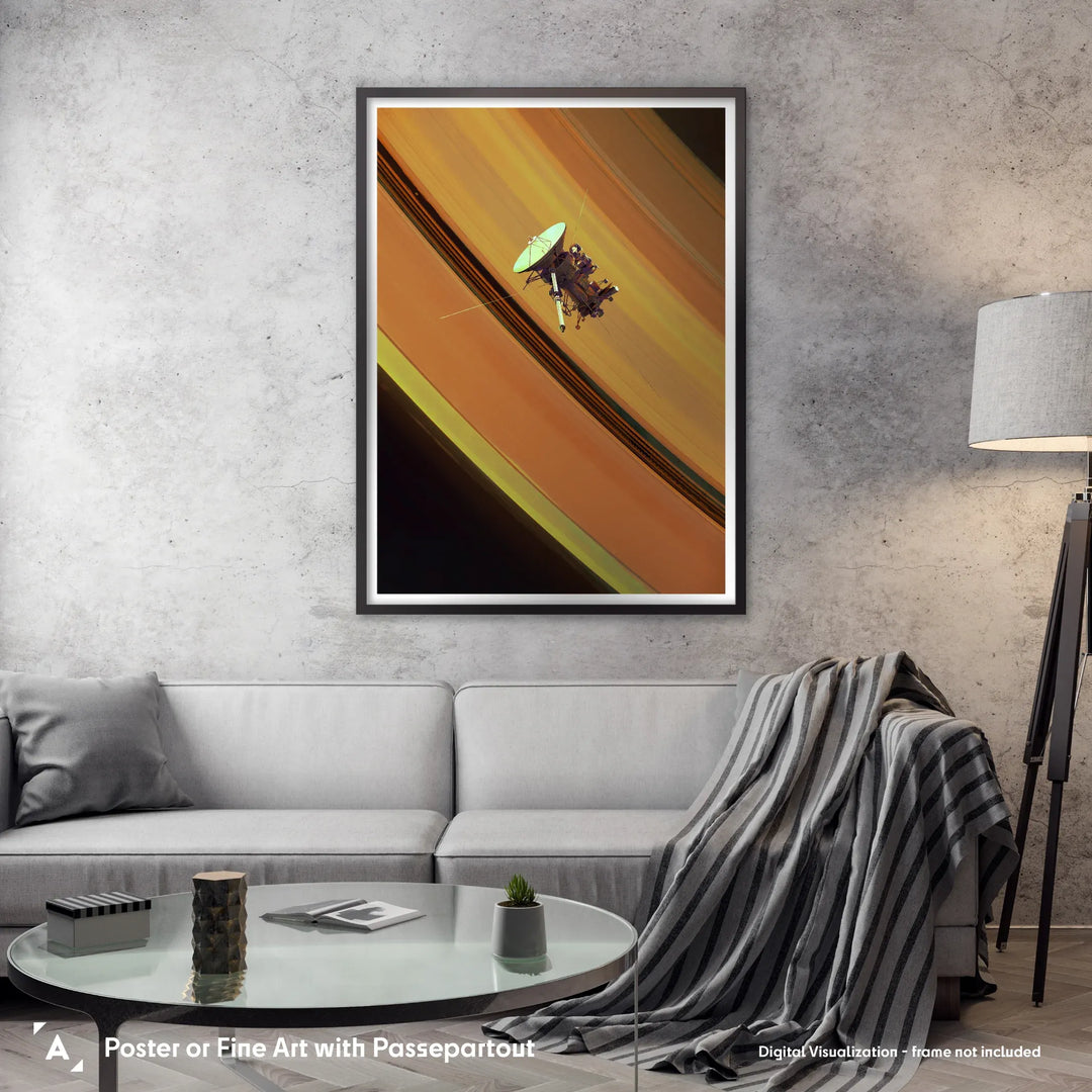 Maciej Rebisz: Cassini at Saturn Poster