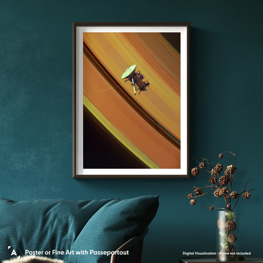 Maciej Rebisz: Cassini at Saturn Poster