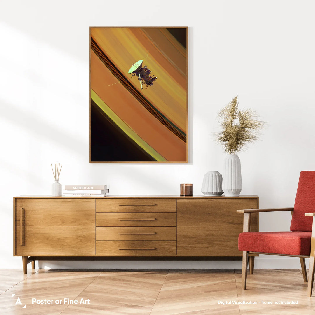 Maciej Rebisz: Cassini at Saturn Poster