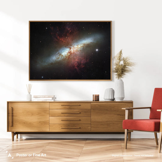 Cigar Galaxy M82 Poster