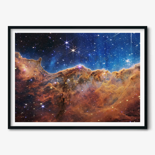 “Cosmic Cliffs” in the Carina Nebula Poster