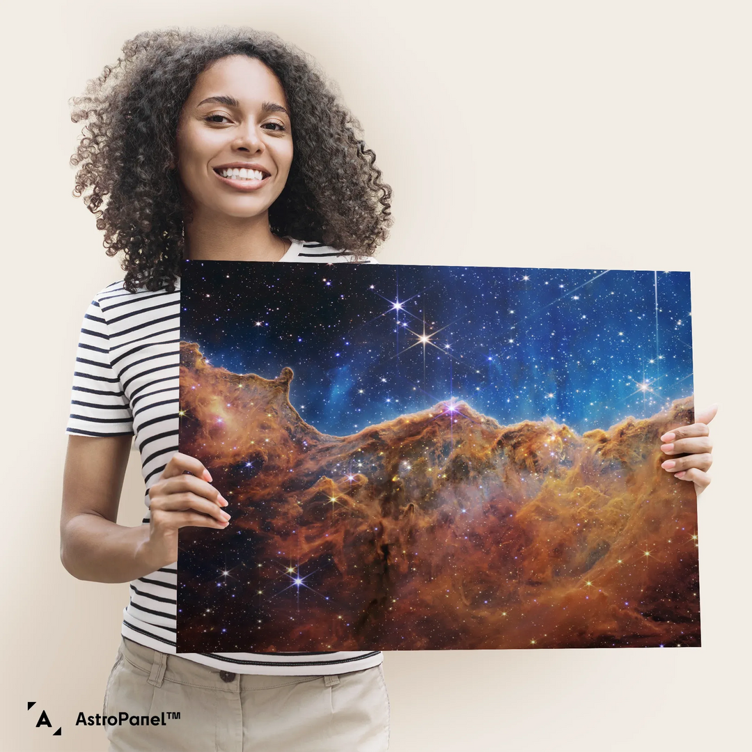 “Cosmic Cliffs” in the Carina Nebula Poster