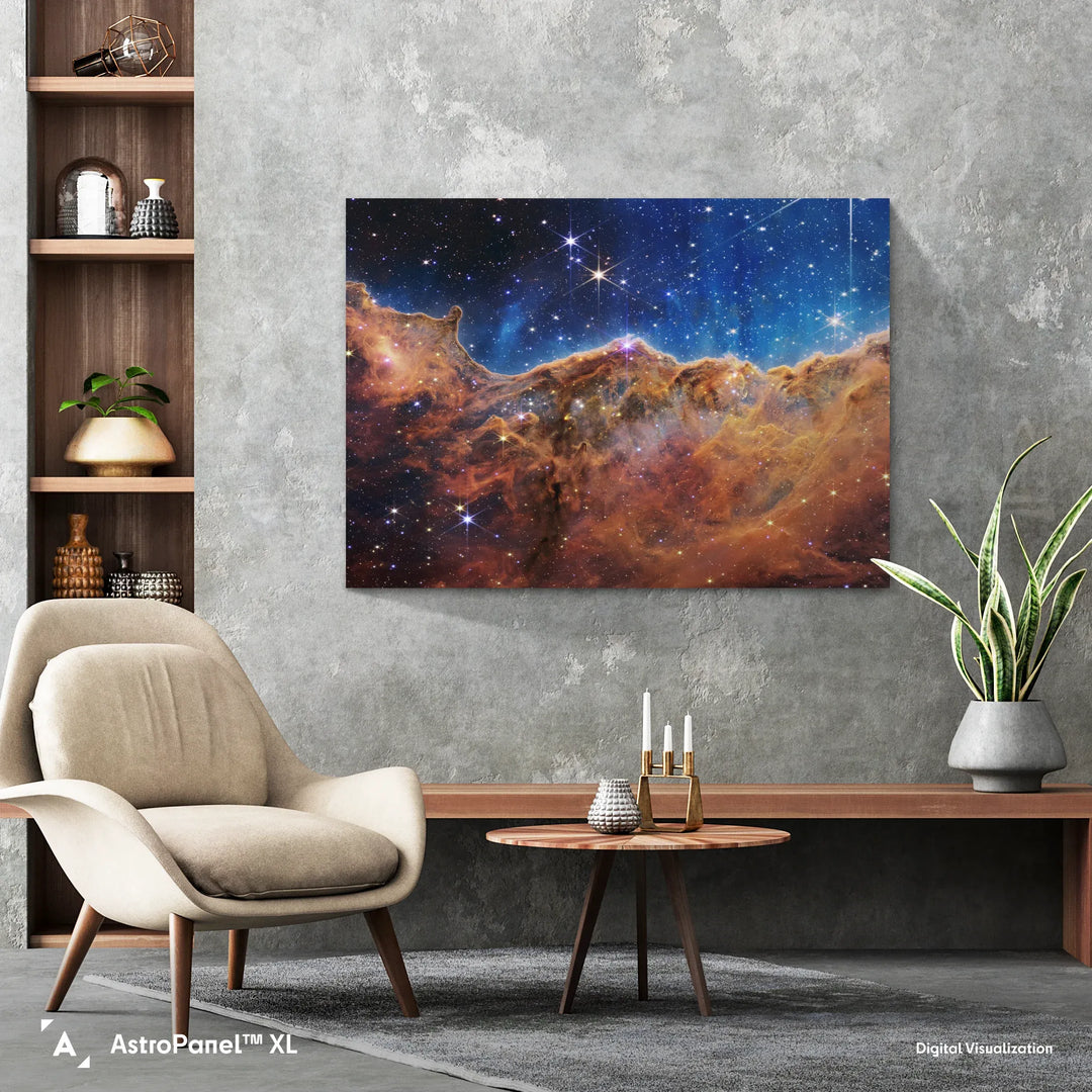 “Cosmic Cliffs” in the Carina Nebula Poster