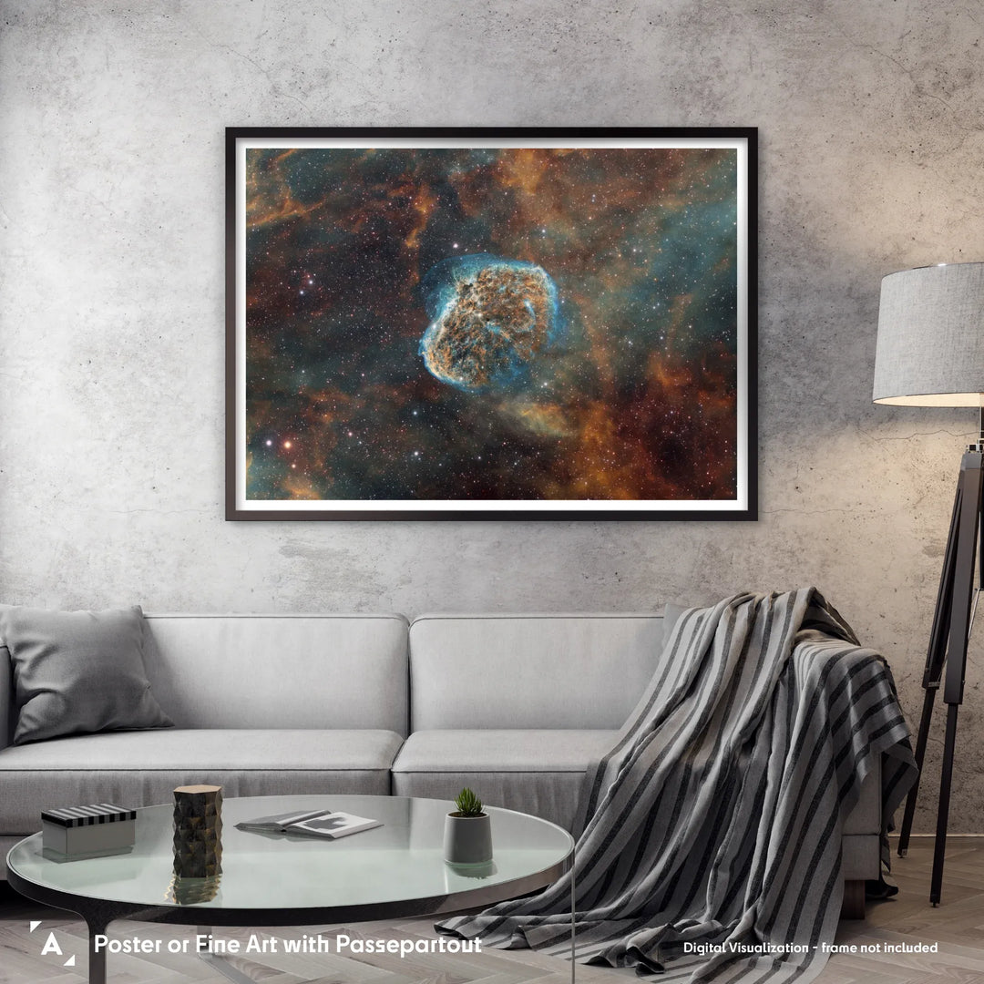 Bogdan Jarzyna: Crescent Nebula (NGC 6888) Poster