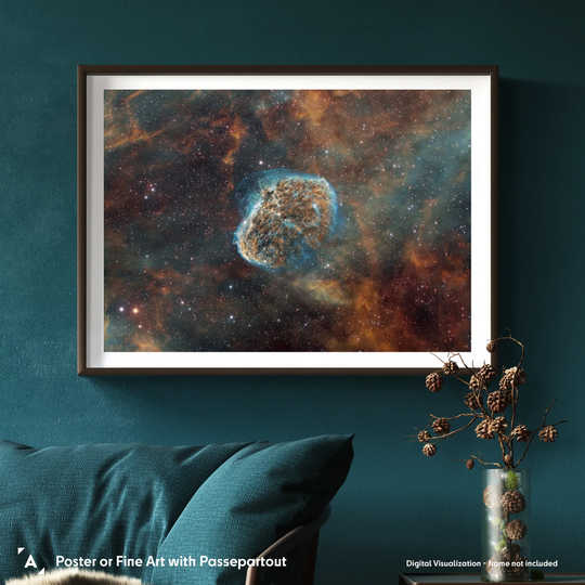Bogdan Jarzyna: Crescent Nebula (NGC 6888) Poster