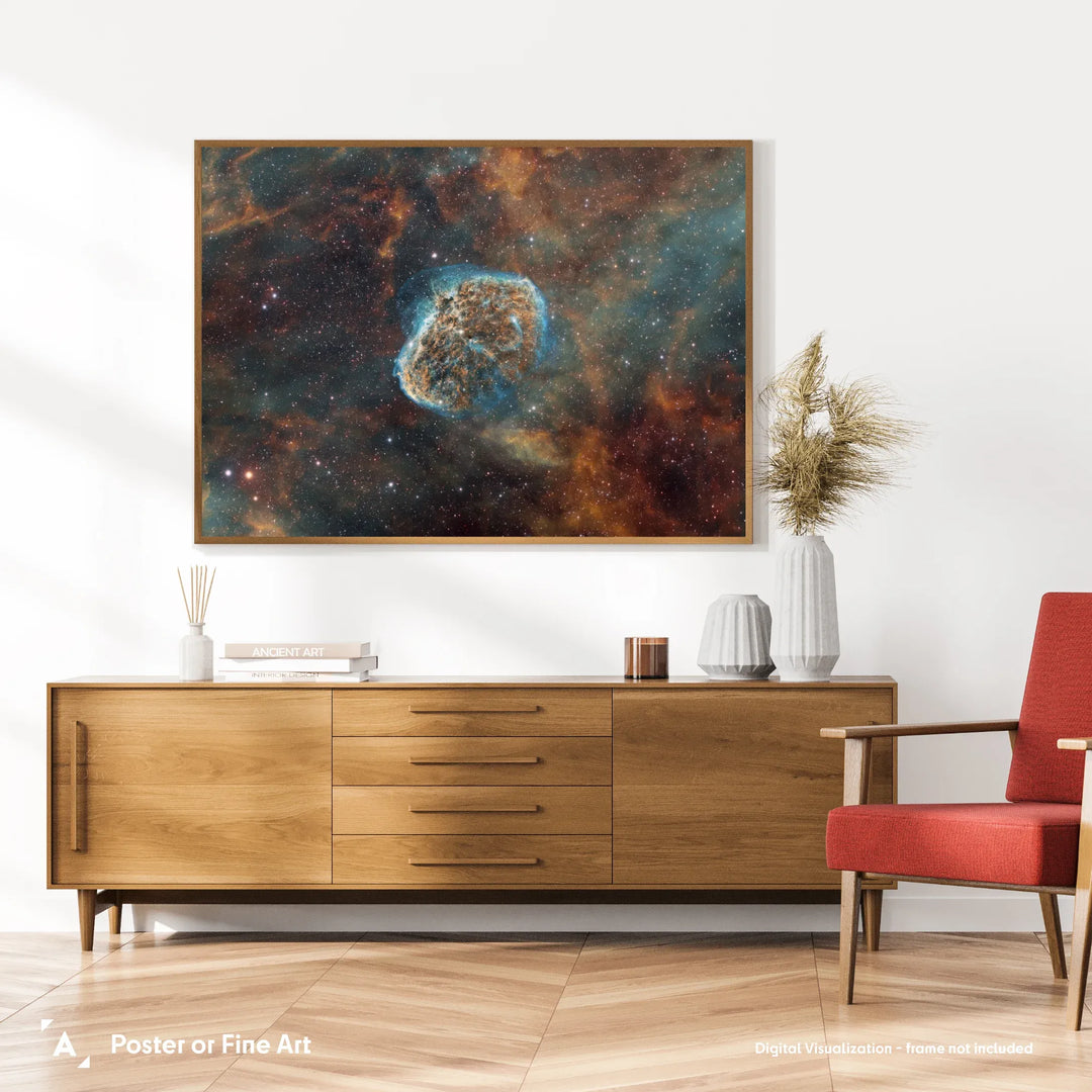 Bogdan Jarzyna: Crescent Nebula (NGC 6888) Poster