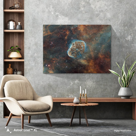 Bogdan Jarzyna: Crescent Nebula (NGC 6888) Poster
