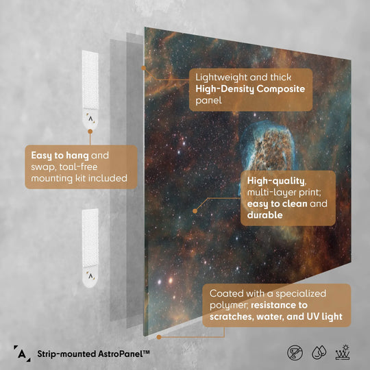 Bogdan Jarzyna: Crescent Nebula (NGC 6888) Poster