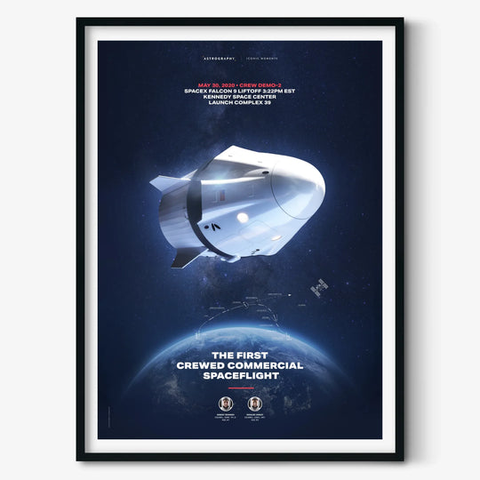 Crew Dragon: The First Crewed Commercial Spaceflight Poster
