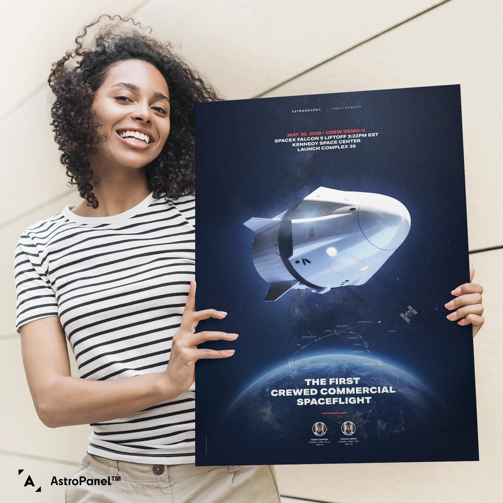 Crew Dragon: The First Crewed Commercial Spaceflight Poster