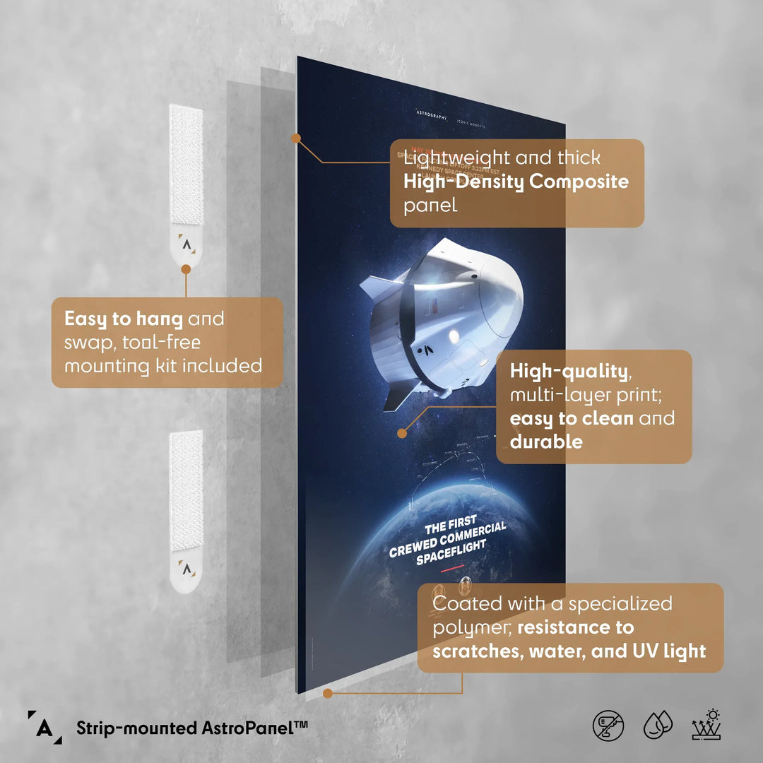 Crew Dragon: The First Crewed Commercial Spaceflight Poster