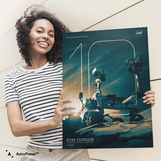 Curiosity 10th Anniversary NASA Poster