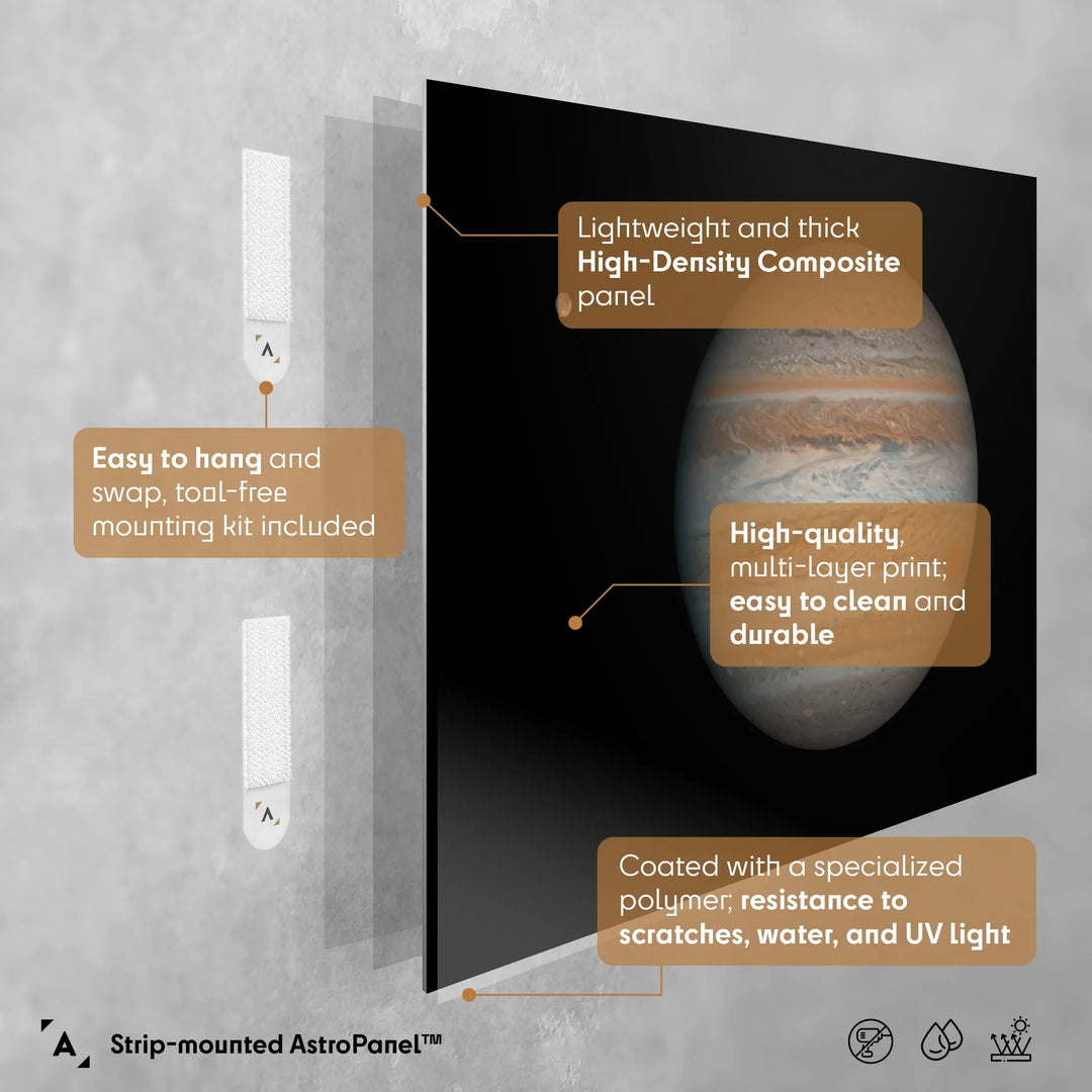 Damian Peach: Jupiter with Ganymede Poster