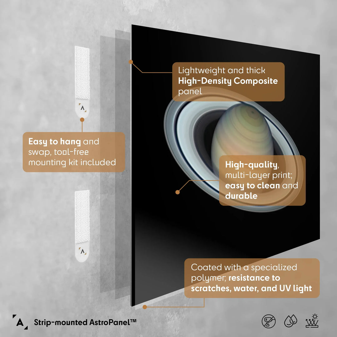 Damian Peach: Saturn Poster