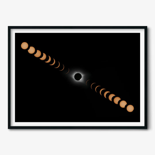 Damian Peach: Solar Eclipse Sequence Poster