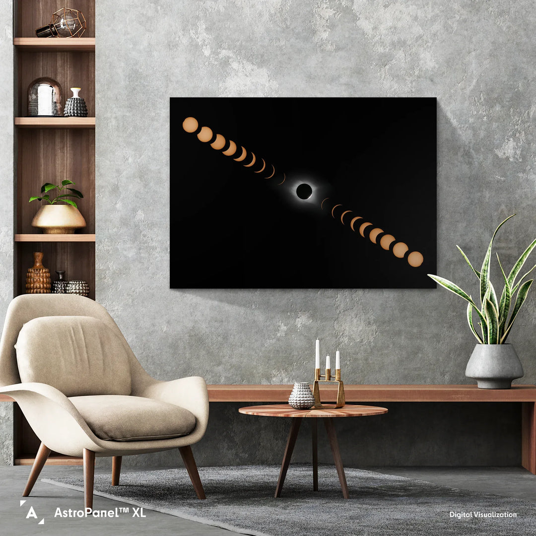 Damian Peach: Solar Eclipse Sequence Poster