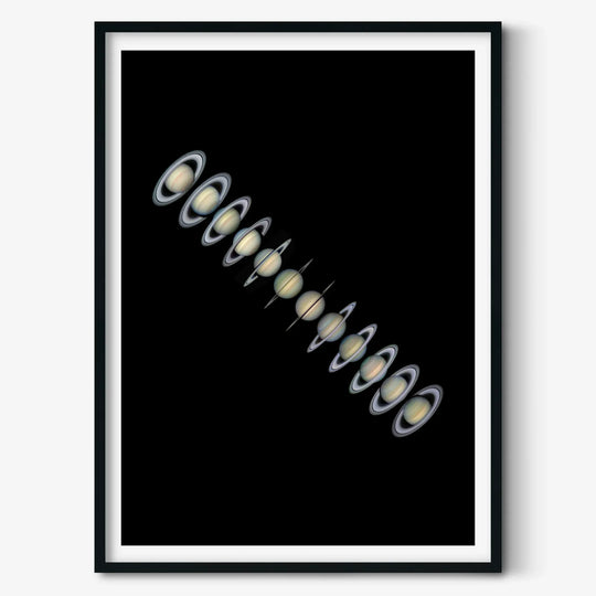 Damian Peach: The beauty of Saturn's rings Poster