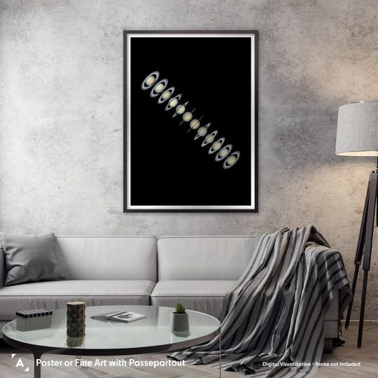 Damian Peach: The beauty of Saturn's rings Poster