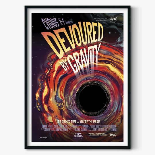 Devoured by Gravity: NASA Galaxy of Horrors Poster