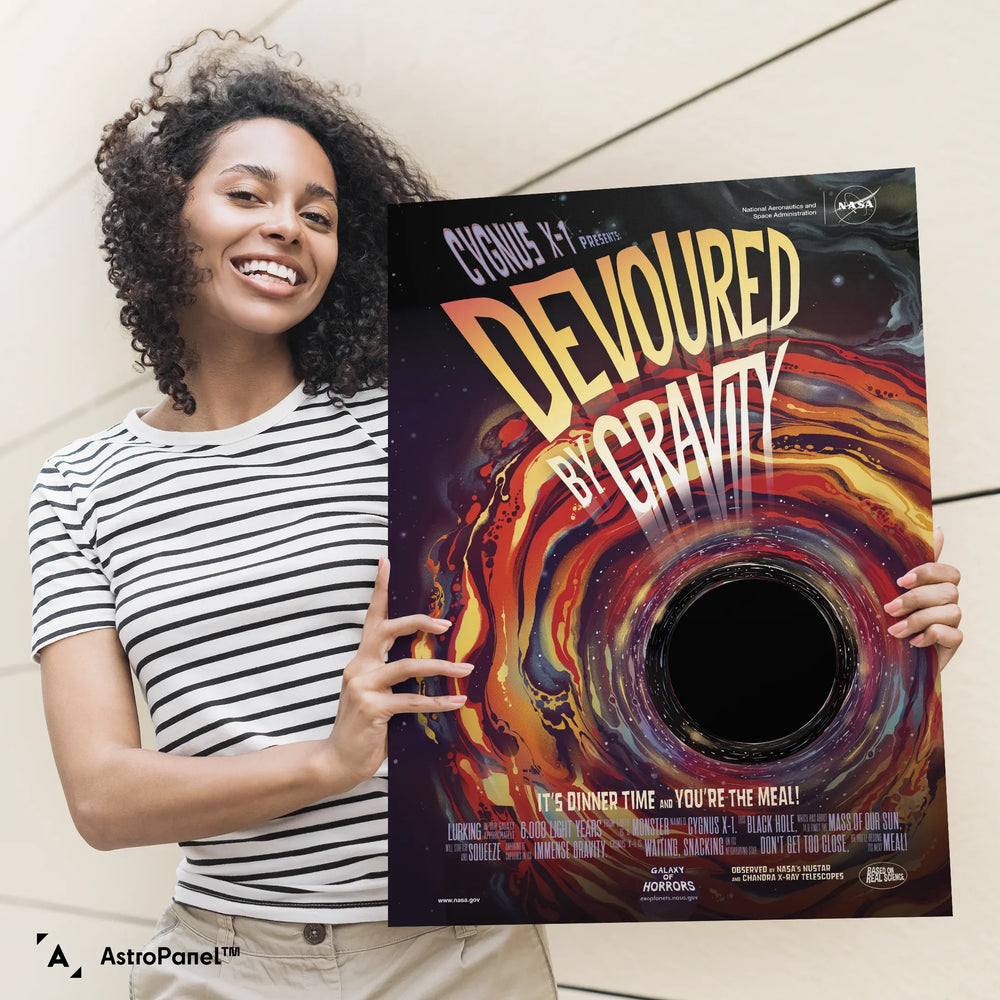 Devoured by Gravity: NASA Galaxy of Horrors Poster