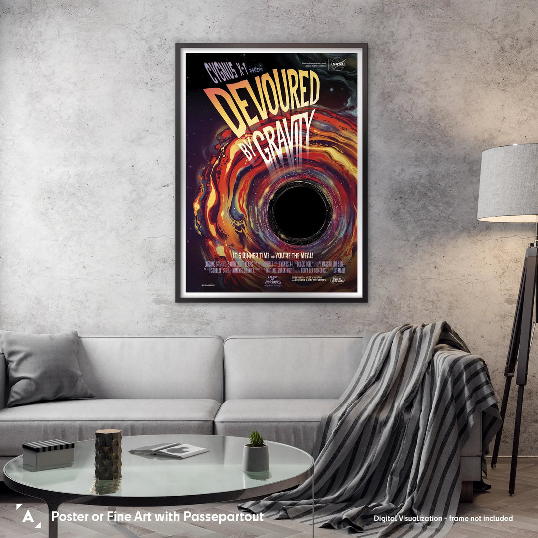 Devoured by Gravity: NASA Galaxy of Horrors Poster