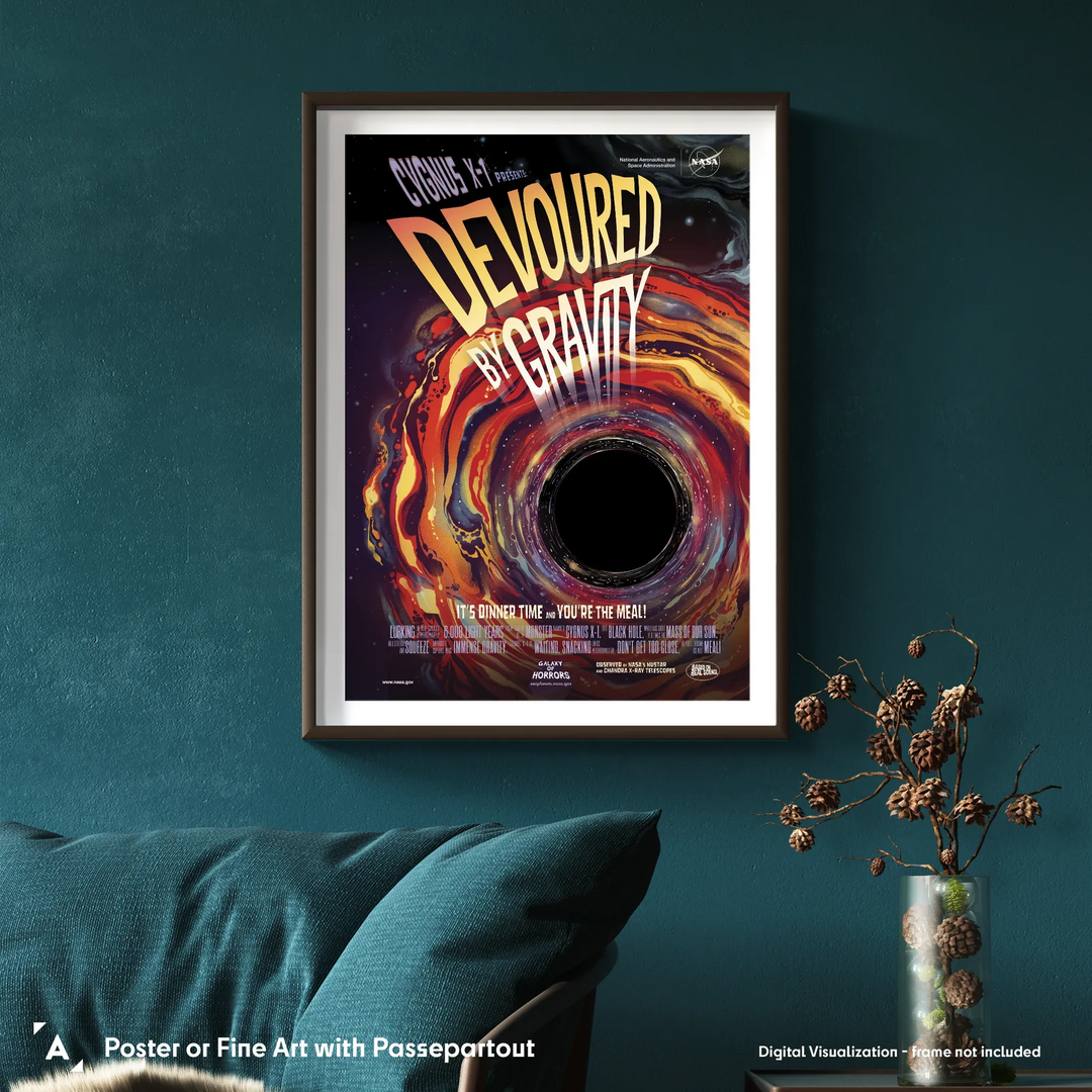 Devoured by Gravity: NASA Galaxy of Horrors Poster