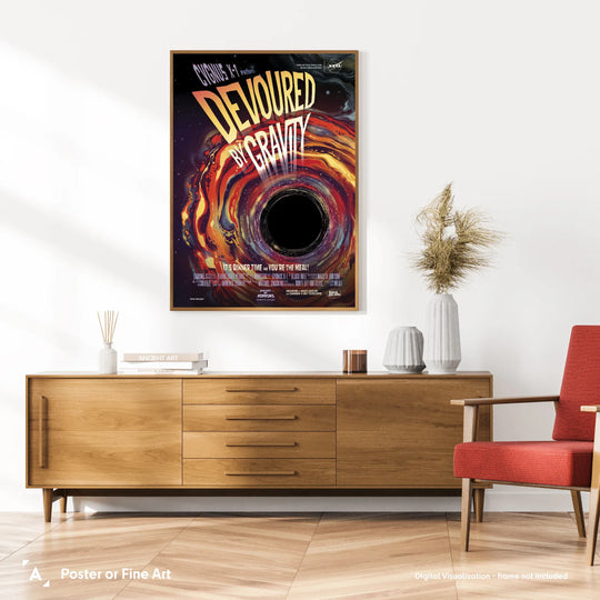 Devoured by Gravity: NASA Galaxy of Horrors Poster