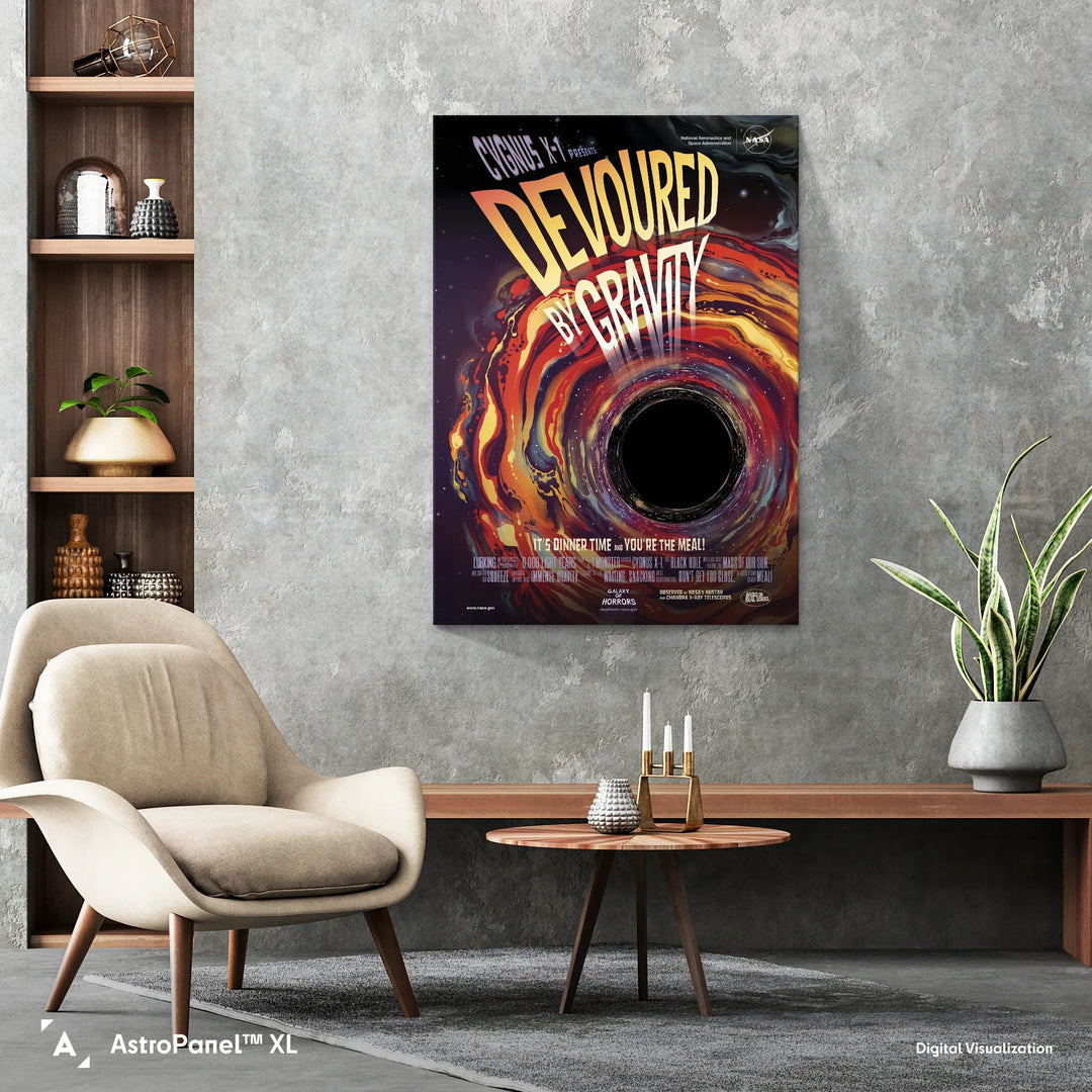 Devoured by Gravity: NASA Galaxy of Horrors Poster
