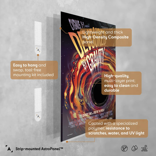 Devoured by Gravity: NASA Galaxy of Horrors Poster
