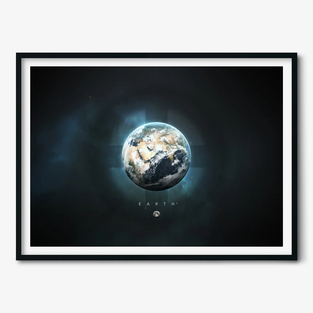 A Portrait of the Solar System: Earth Poster
